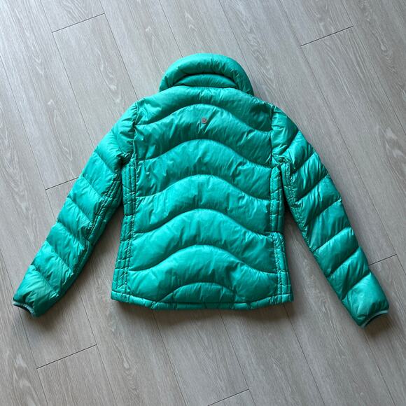Lululemon Down Puffer Jacket Womens Size 10 Green - Picture 14 of 16